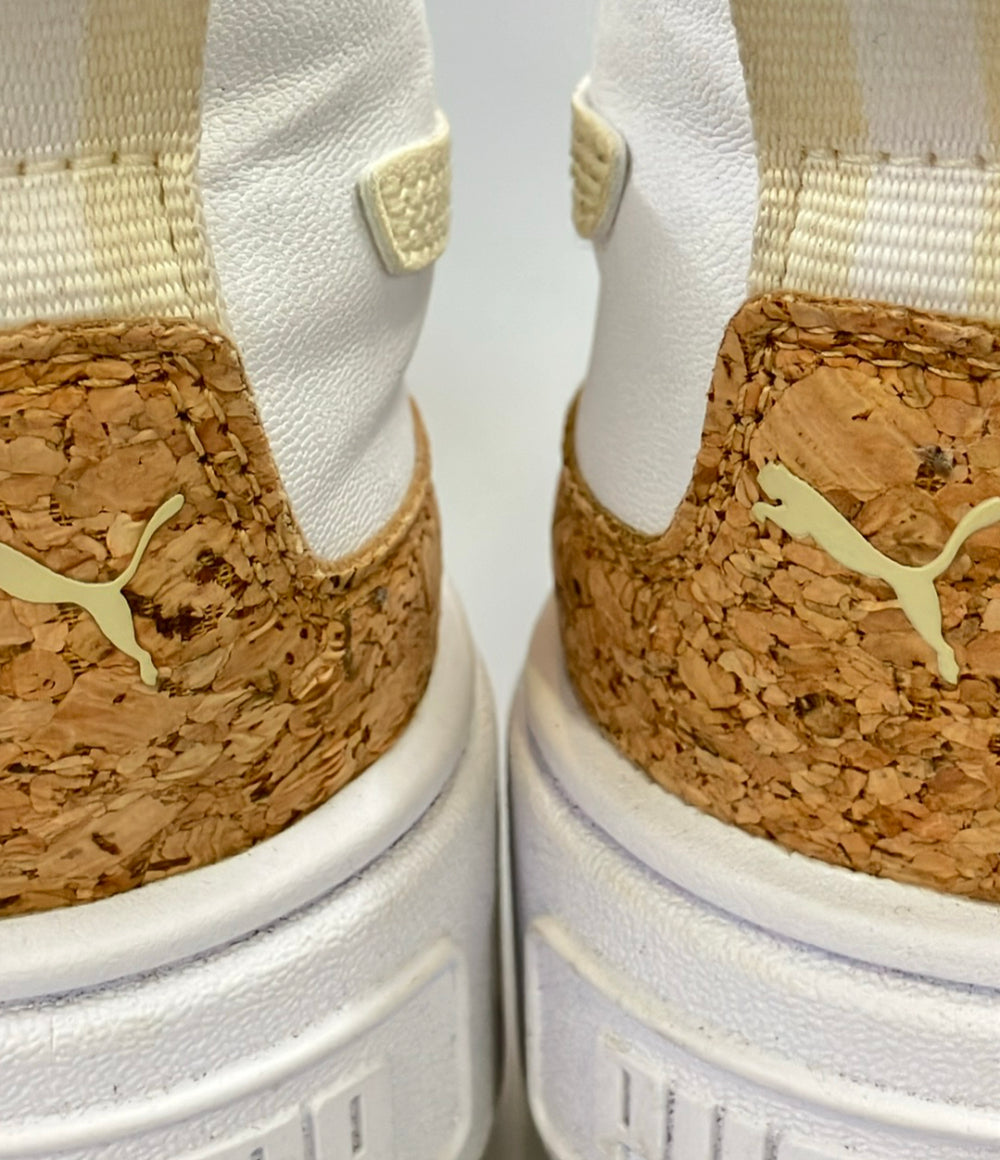 PUMA ローカットスニーカー 厚底 カルメン コルク 397626-01 レディース SIZE 23.0 (M) プーマ