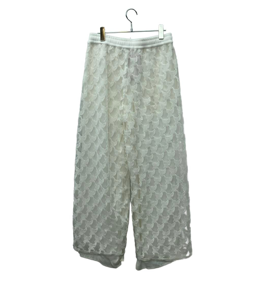 美品 MASU トラックパンツ ロングパンツ レース24 SS タグ付き ANGEL LACE EASY PANTS MASS-PT1324 メンズ SIZE 48 (M) エムエーエスユー