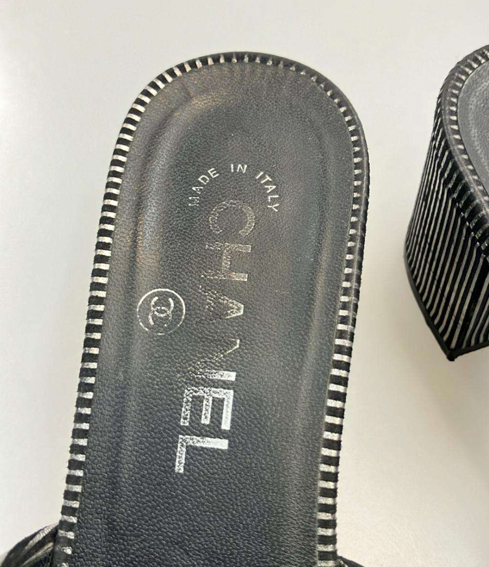 訳あり シャネル ミュールサンダル ココマーク レディース SIZE 37 C (L) CHANEL