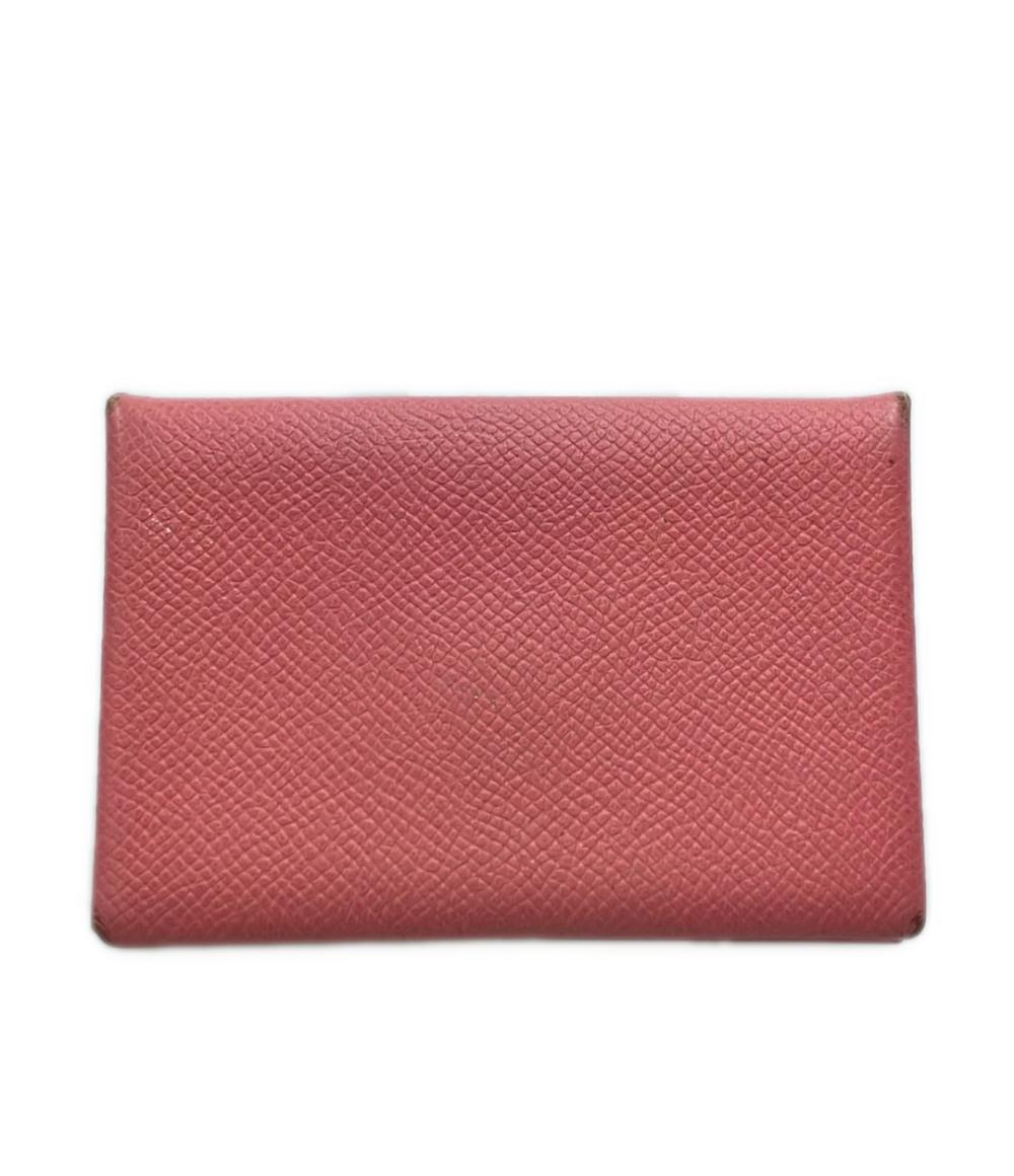 HERMES カードケース X刻印 シルバー金具 カルヴィ レディース