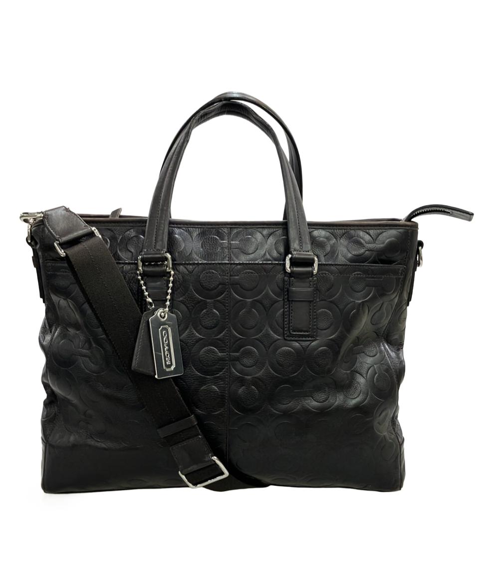 極美品　コーチ　オプアート　70253　トートバッグ　ショルダーバッグ　2way COACH トートバッグ ショルダーバッグ 2WAY 斜め掛け オプアート 70253