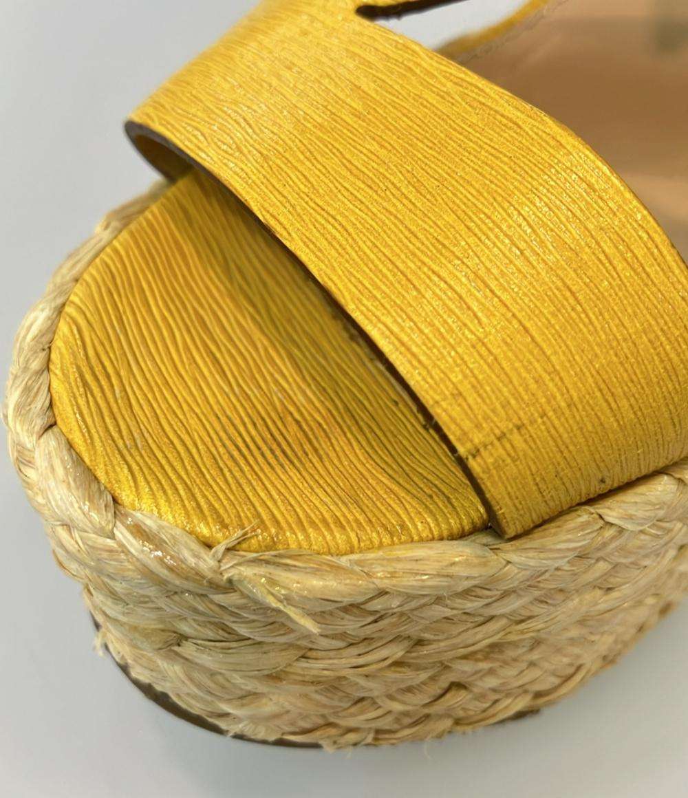 訳あり セルジオロッシ ウェッジソールサンダル レディース SIZE 35 1/2 (S) Sergio Rossi