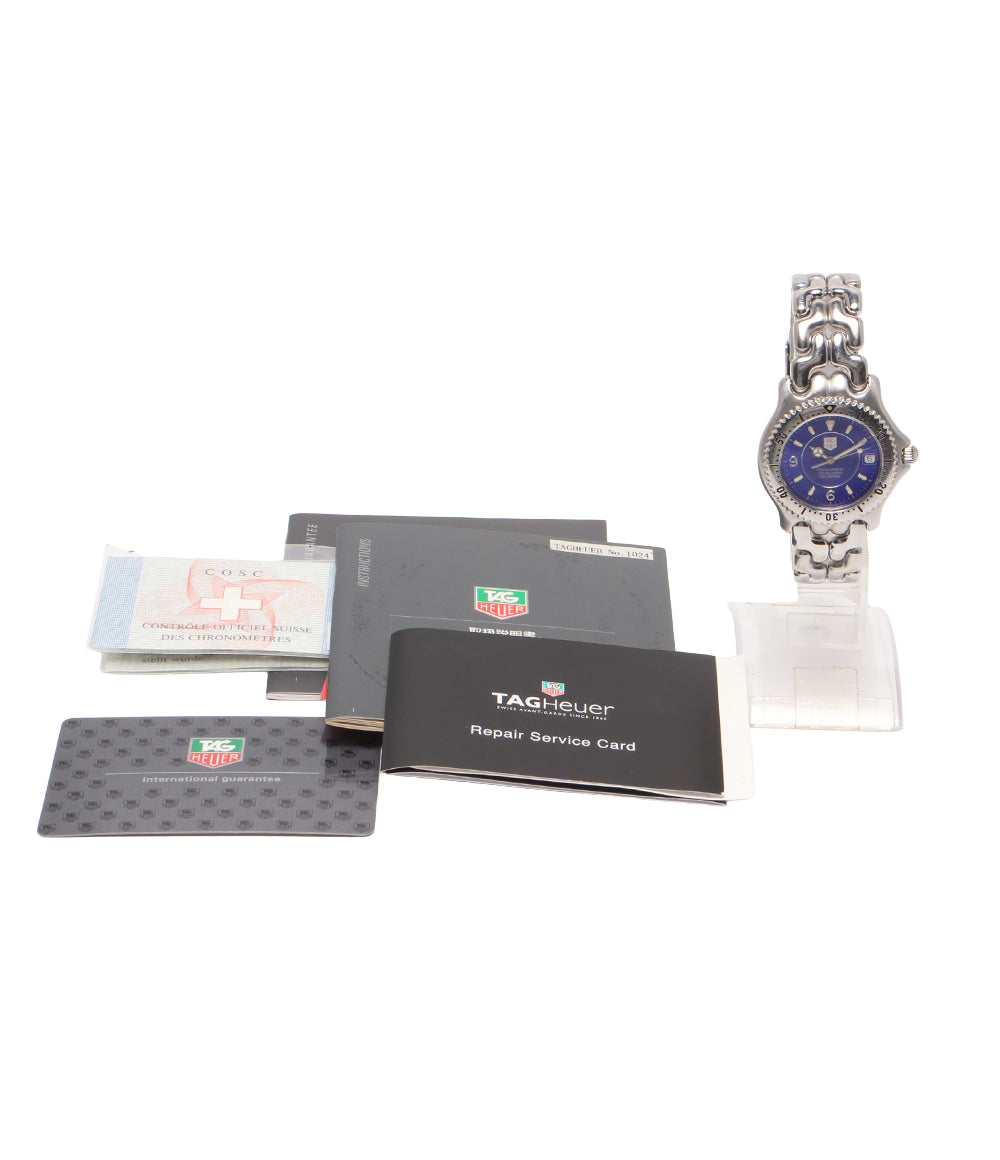 TAG HEUER 腕時計 セル デイト 自動巻き ブルー WG5116 メンズ タグホイヤー