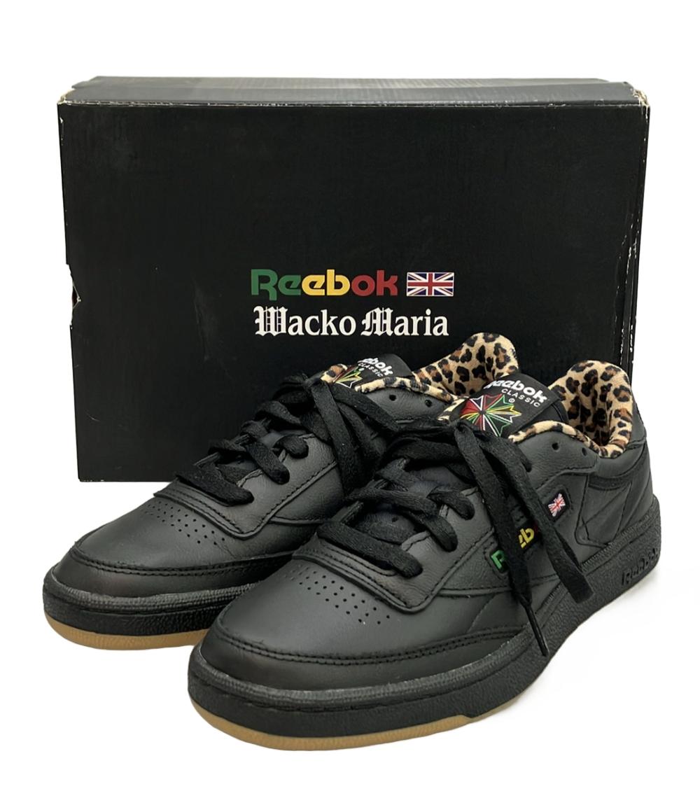 美品 Reebok WACKO MARIA ローカットスニーカー CLUB C 85 100208681