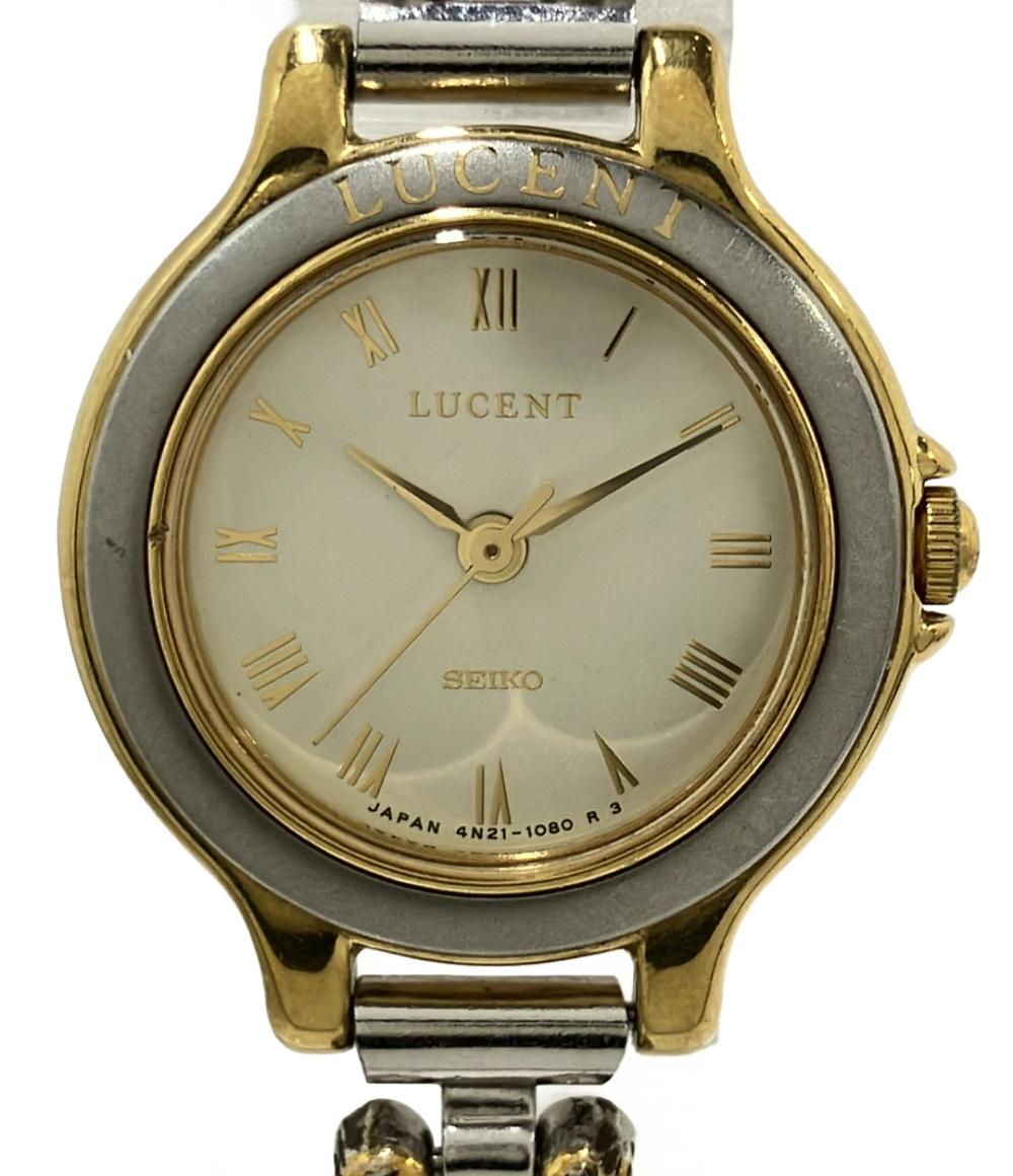セイコー 腕時計 LUCENT ルーセント クオーツ 4N21-0340 レディース