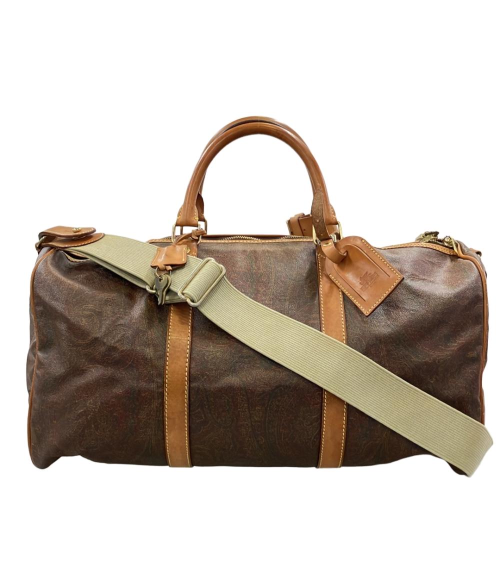 ETRO エトロ ボストンバッグ 旅行 ブランドバッグ 中古・古着通販】ETRO (エトロ) ボストンバッグ レッド｜ブランド