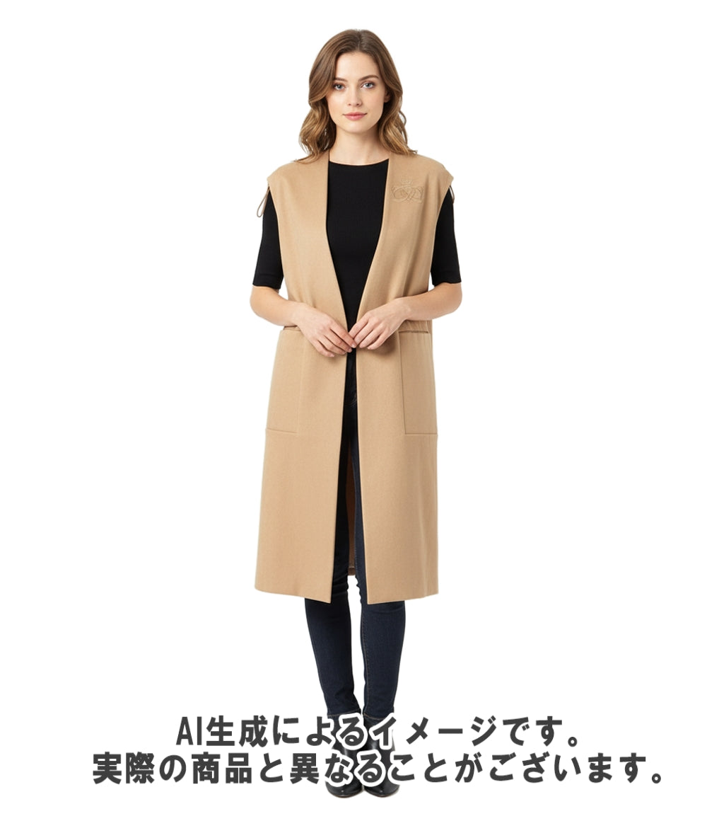 Drawer ロングベスト 6525-299-0817 レディース SIZE 38 (S) ドゥロワー