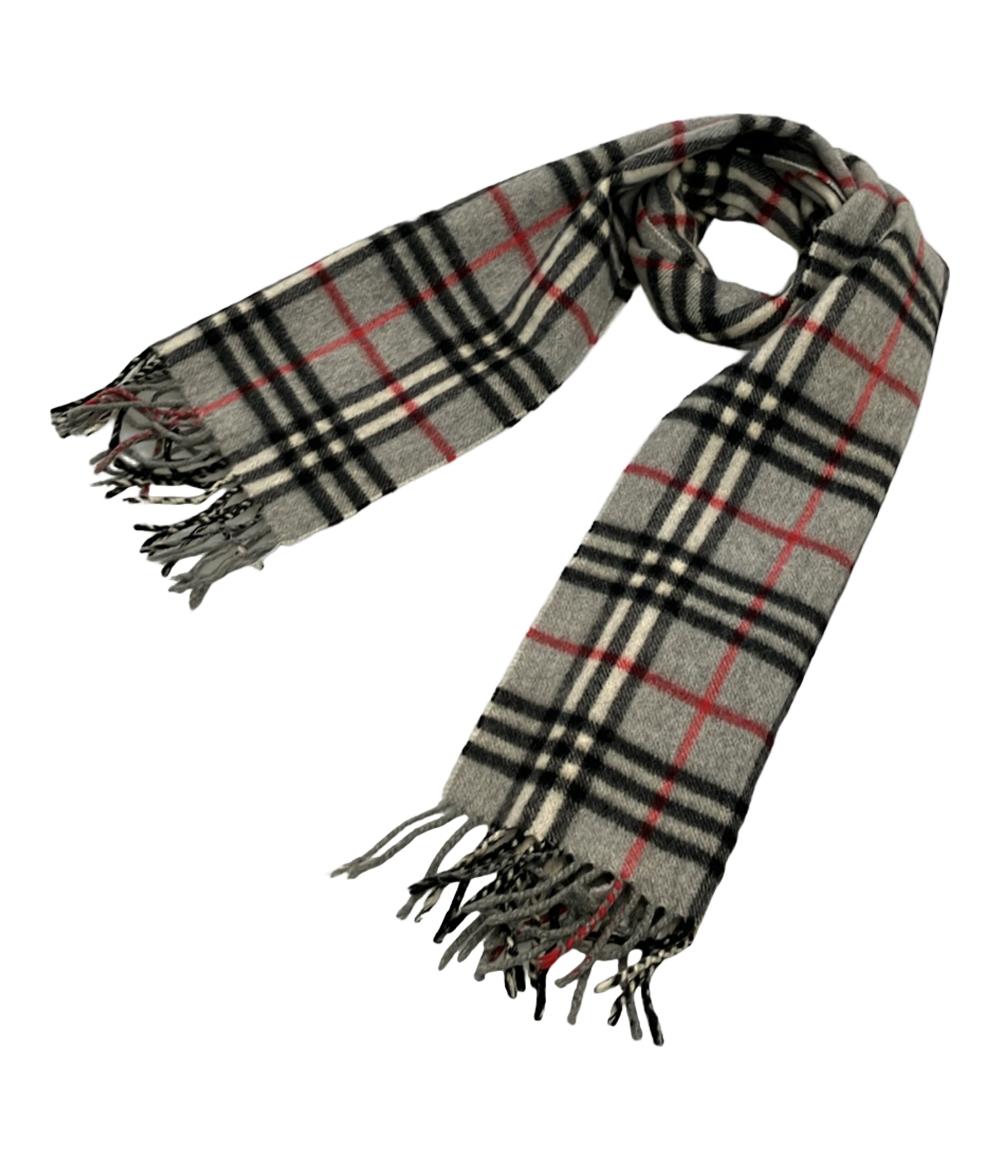 【美品】Burberry's カシミヤ100% チェックマフラー バーバリーズ マフラー カシミヤ 100% チェック柄 レディース