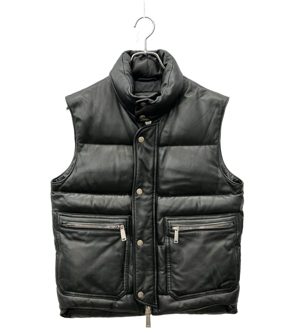 DSQUARED2 レザー ダウンベスト メンズ SIZE 44 ディースクエアード