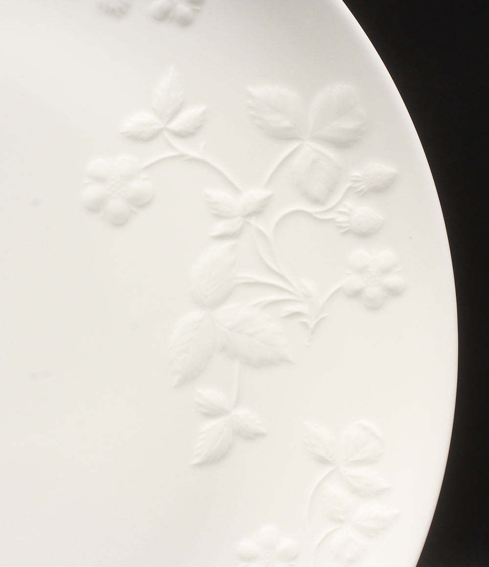 美品 WEDGWOOD プレート 大皿 27cm ワイルドストロベリー ホワイト ウェッジウッド