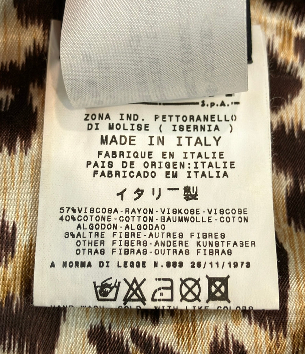美品 D&G ノースリーブワンピース レオパード レディース SIZE 40 (S) ディーアンドジー