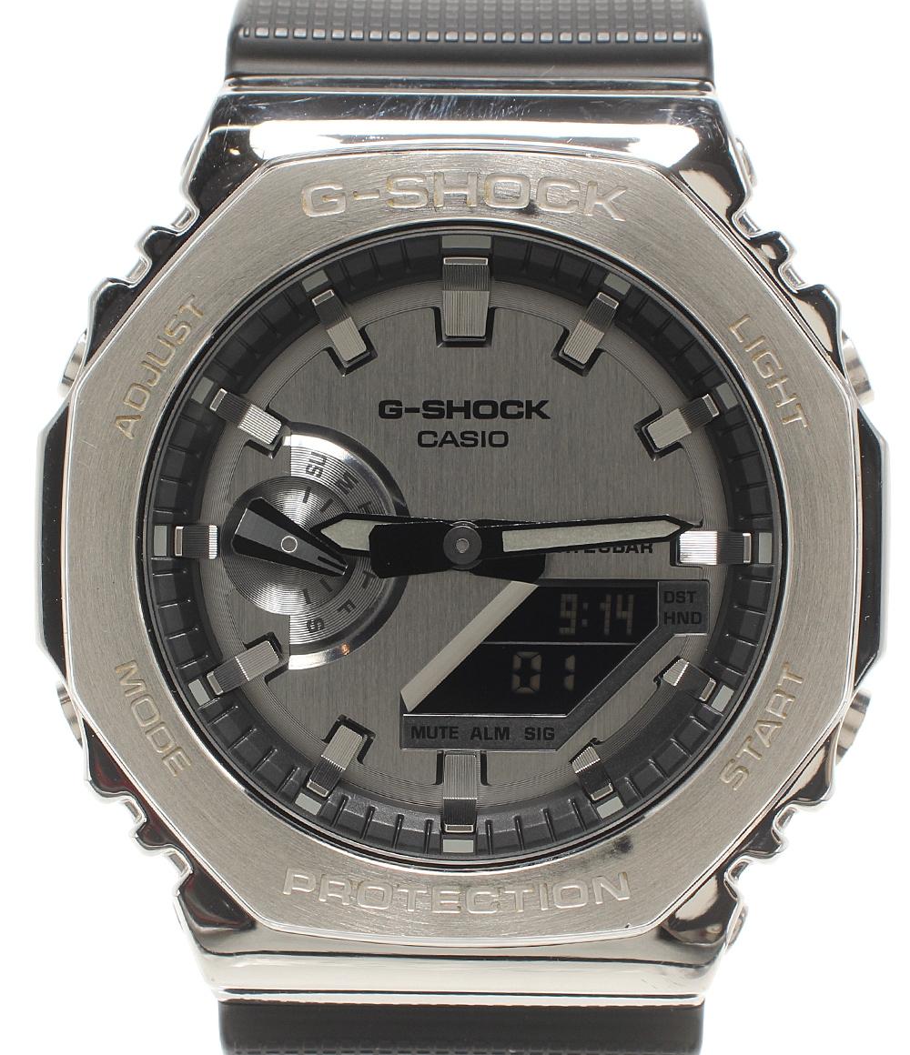 CASIO 腕時計 G-SHOCK クオーツ シルバー GM-2100 メンズ カシオ