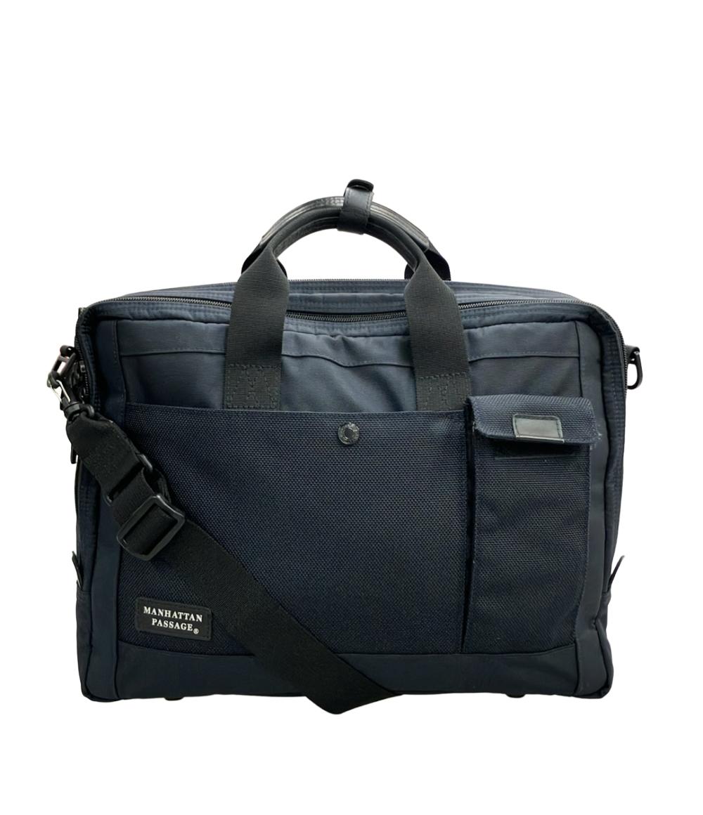 美品 MANHATTAN PASSAGE ブリーフケース ショルダーバッグ 2WAY 斜め