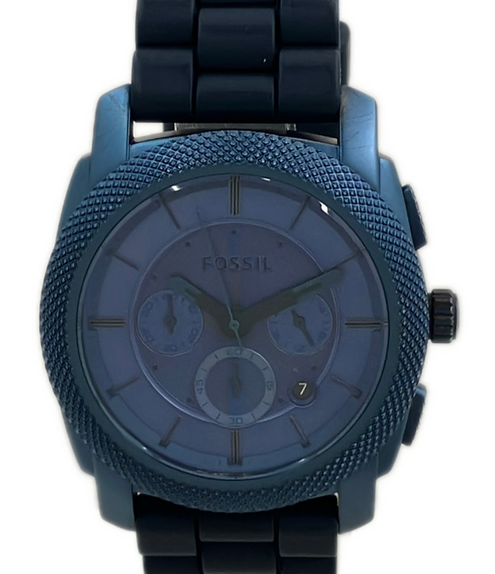 FOSSIL 腕時計 クオーツ ネイビー系 FS-4703 メンズ フォッシル