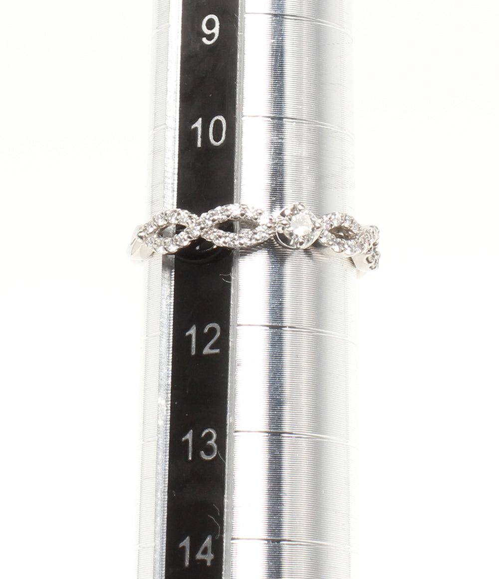 美品 VENDOME AOYAMA リング 指輪 Pt950 ダイヤ0.23ct レディース SIZE 11号 ヴァンドームアオヤマ