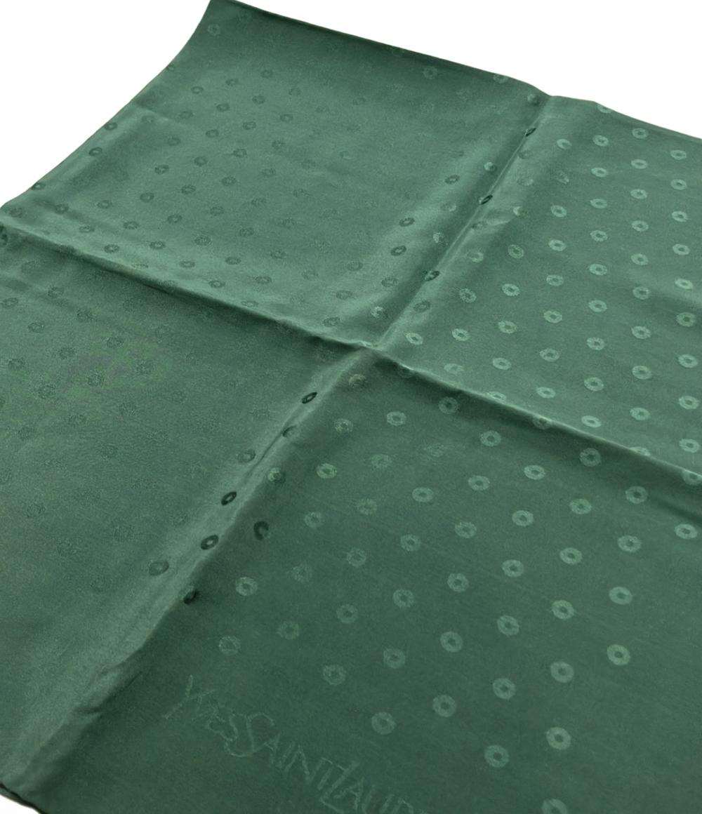 美品 YVES SAINT LAURENT スカーフ シルク100% レディース イヴ・サンローラン