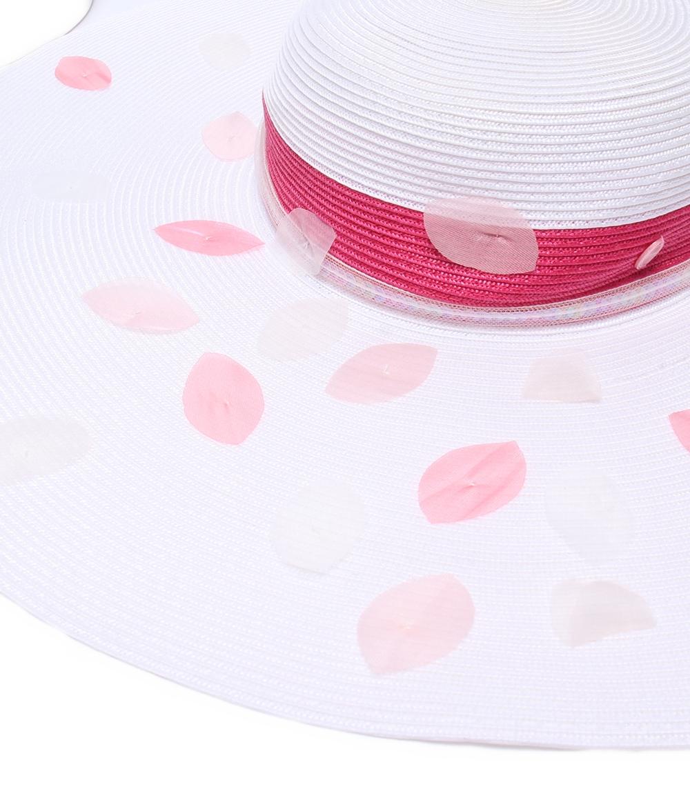 クリスチャンディオール 麦わら帽子 花びら付き キッズ SIZE T4 Christian Dior