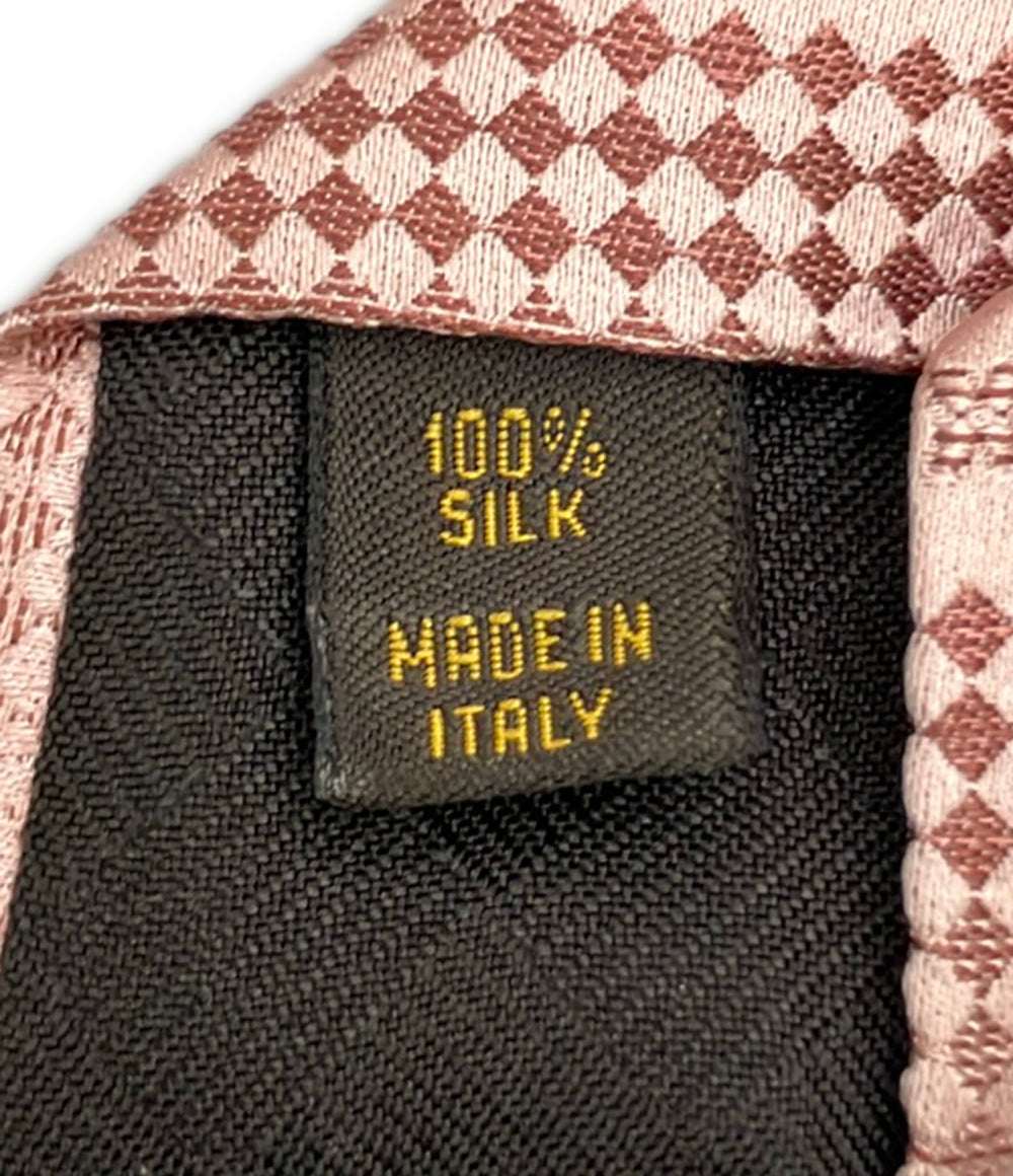 美品 LOUIS VUITTON ネクタイ シルク 100% クラヴァット パーティー モノグラム M72639 メンズ ルイ・ヴィトン