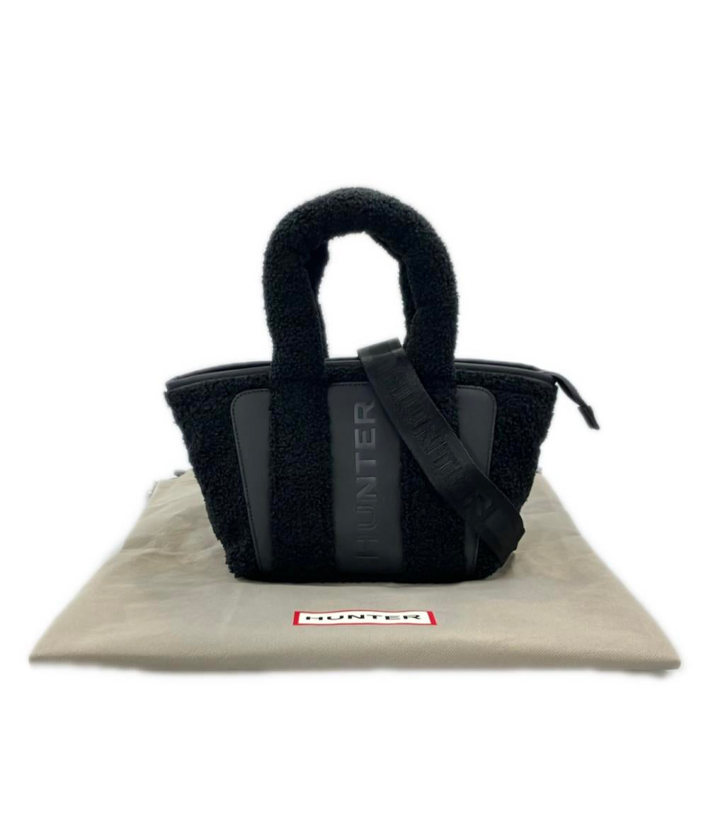美品 HUNTER 2WAY ハンドバッグ トートバッグ ショルダーバッグ 斜め掛け ブレークミニトートバッグ レディース ハンター