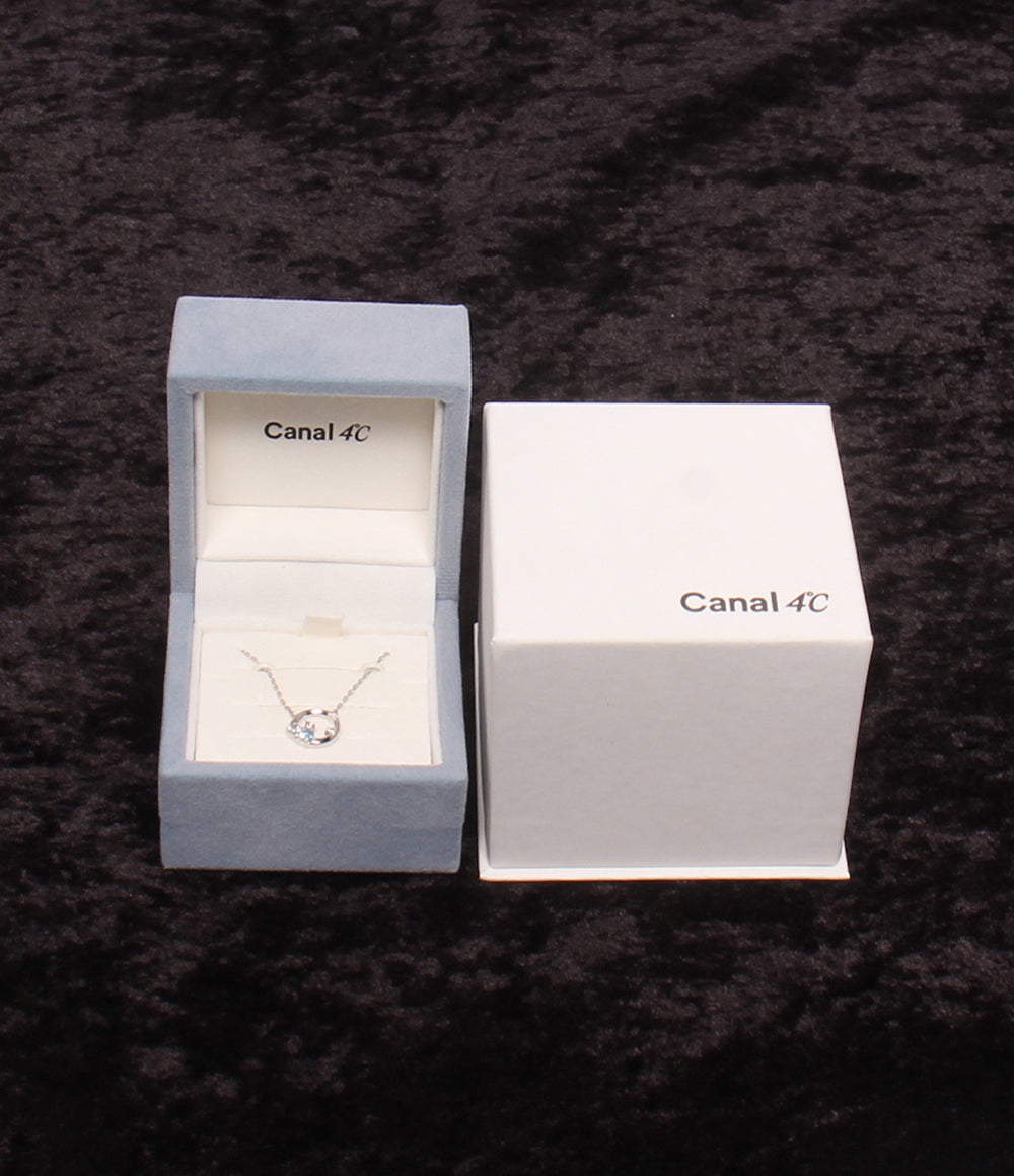 美品 canal4℃ ネックレス SV トパーズ レディース カナルヨンドシー