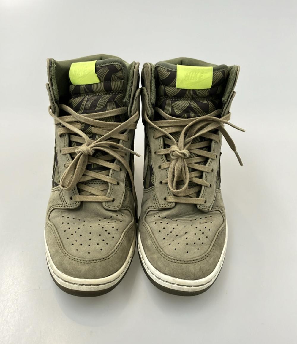 NIKE ハイカットスニーカー インヒール ダンク スカイ ハイ 543217-200 レディース SIZE 25.0 (XL) ナイキ