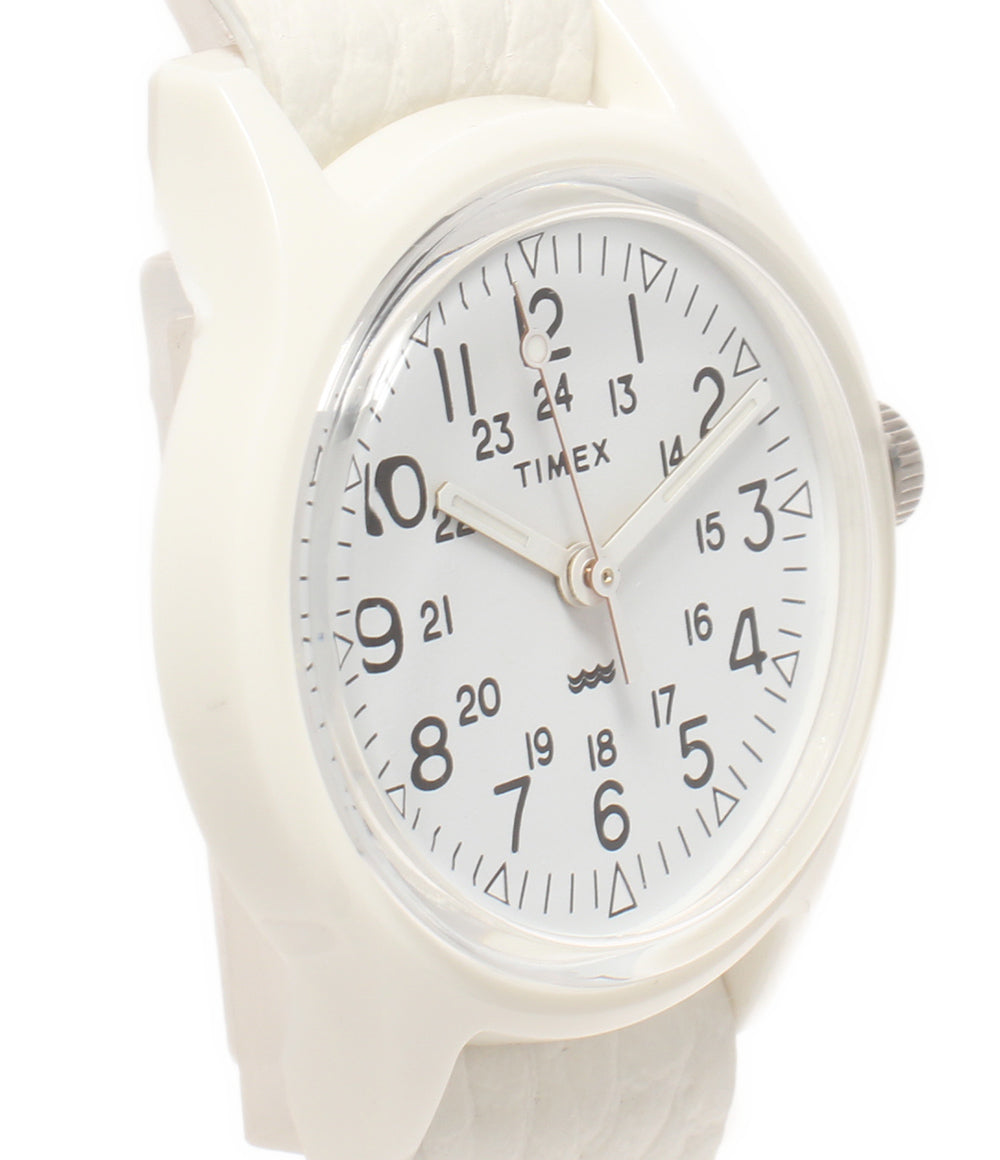 美品 TIMEX 腕時計 オリジナルキャンパー クオーツ ホワイト TW2T96200 レディース タイメックス