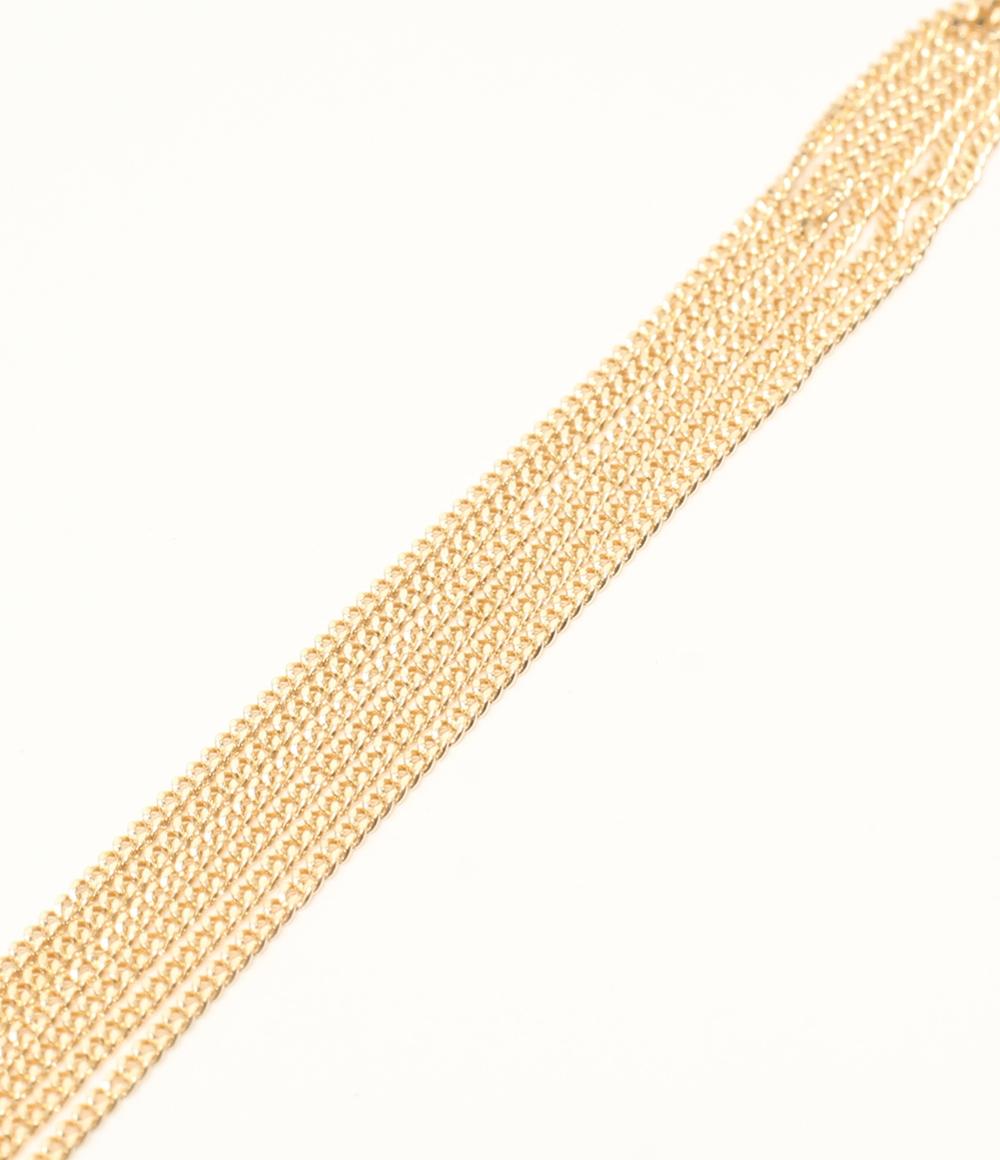 美品 ブレスレット K18 6連 レディース