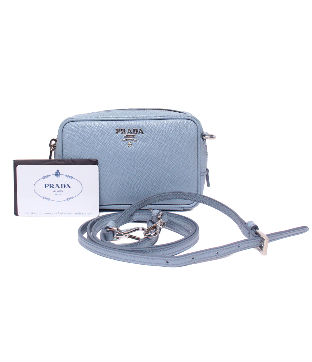 PRADA ショルダーバッグ ポーチ サフィアーノ 1NF674 レディース プラダ