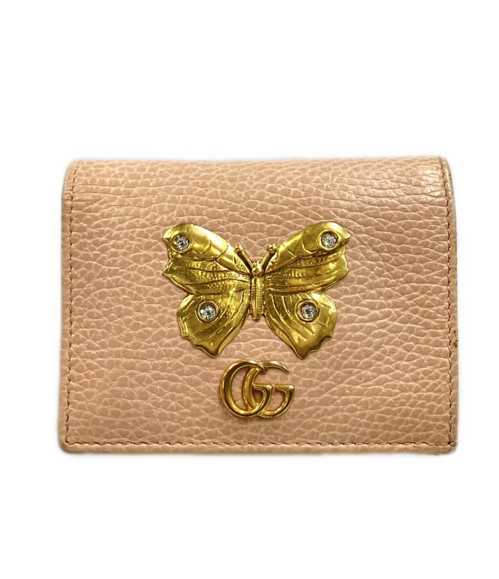 GUCCI 二つ折り財布 GGマーモント アニマリエ 499361 525040 GUCCI 二つ折り財布 GGマーモント アニマリエ 499361 525040