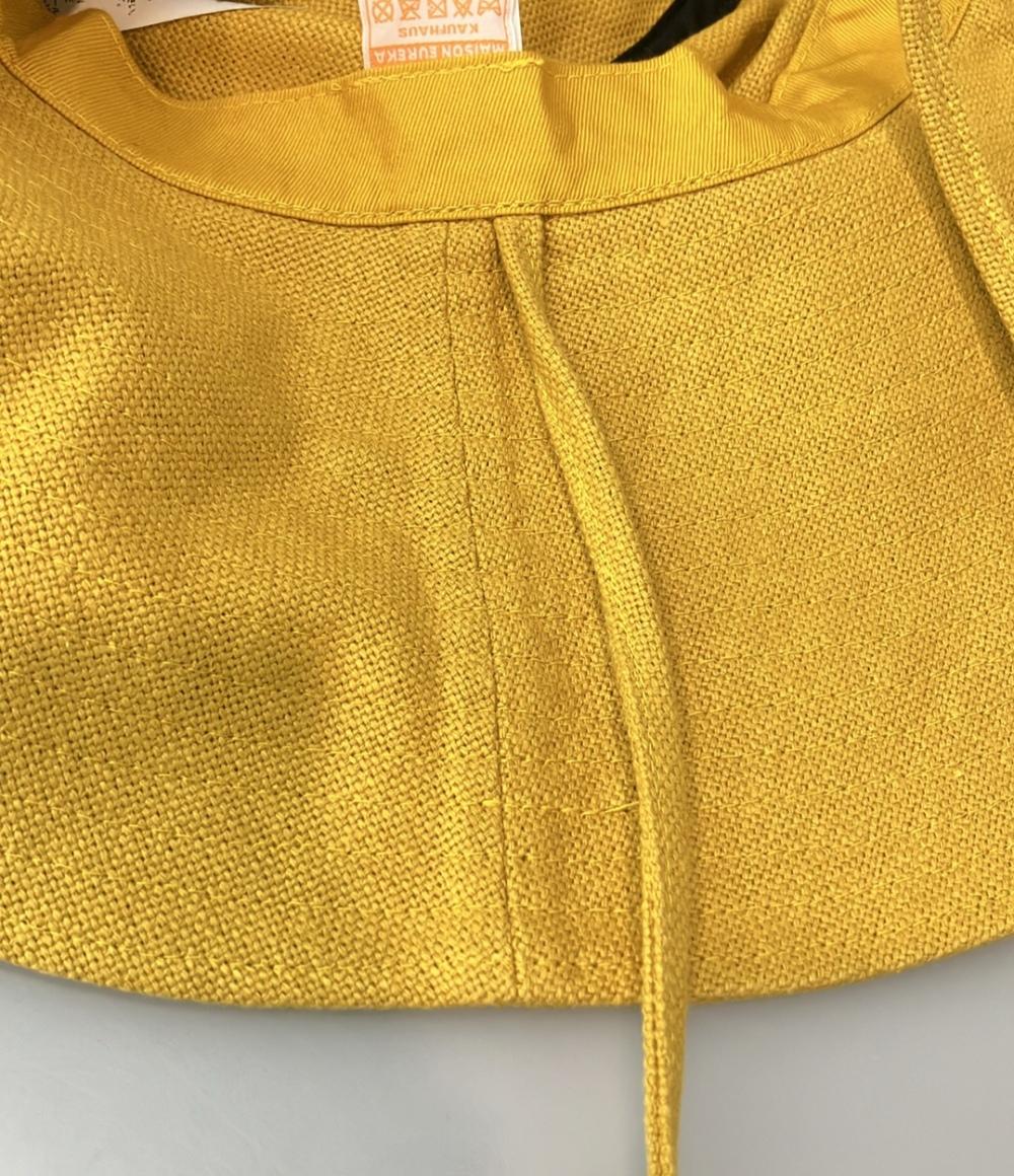 美品 メゾンエウレカ つば広ハット レディース SIZE F MAISON EUREKA