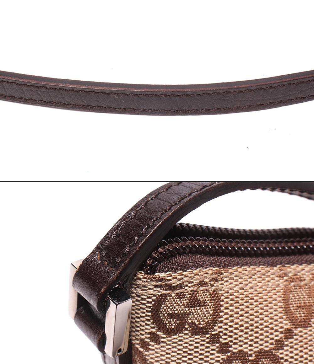 美品 GUCCI ポーチ アクセサリーポーチ GGキャンバス 07198 2123 レディース グッチ