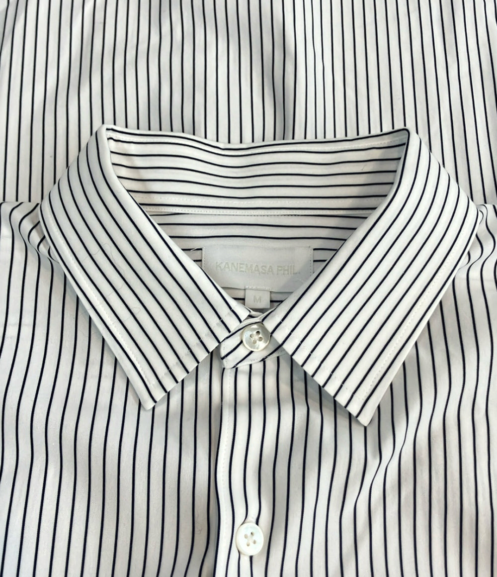 KANEMASA PHIL. 長袖シャツ ストライプ メンズ SIZE M カネマサフィル