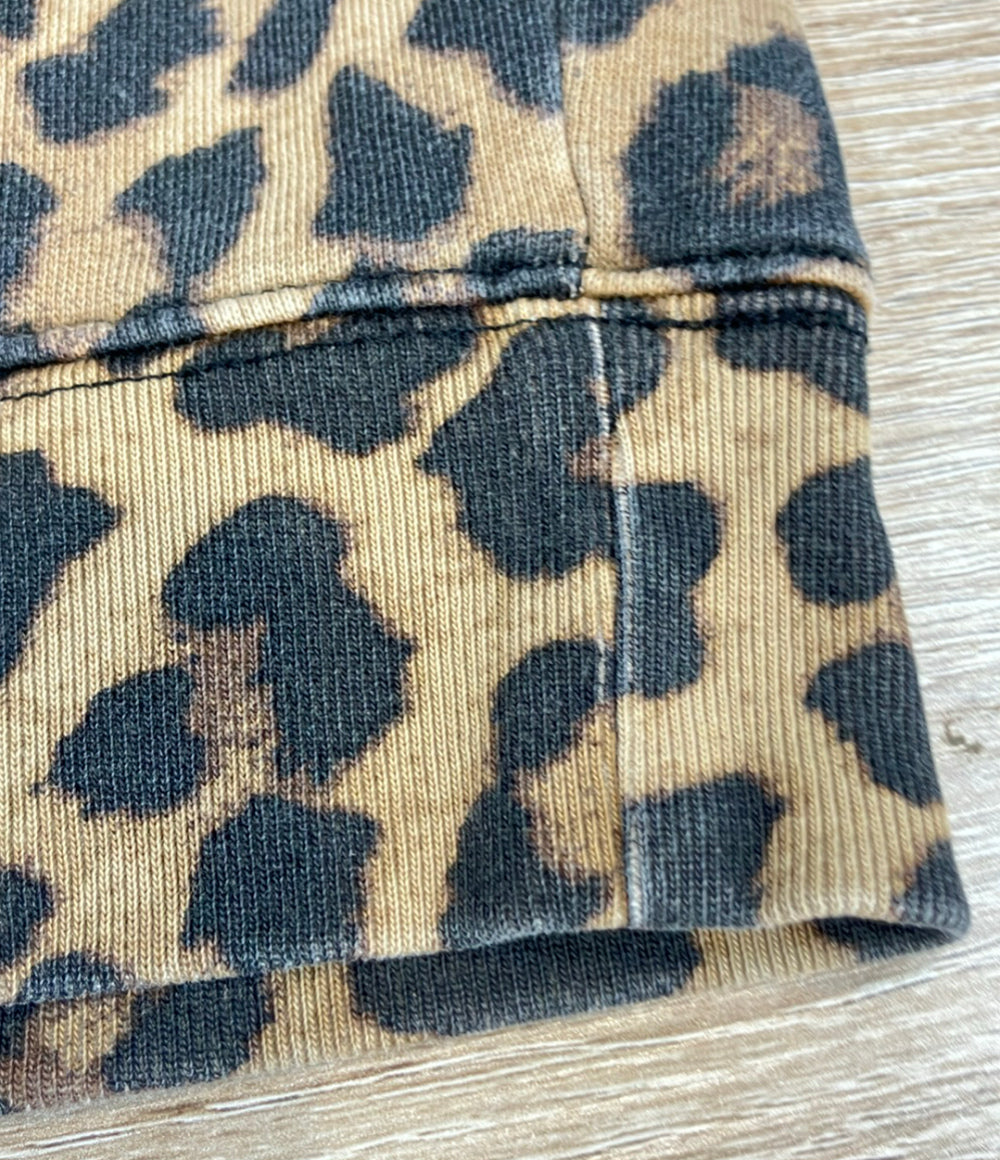 ANINE BING スウェット 長袖 MILES SWEATSHIRT LEOPARD レディース SIZE XS アニン・ビン