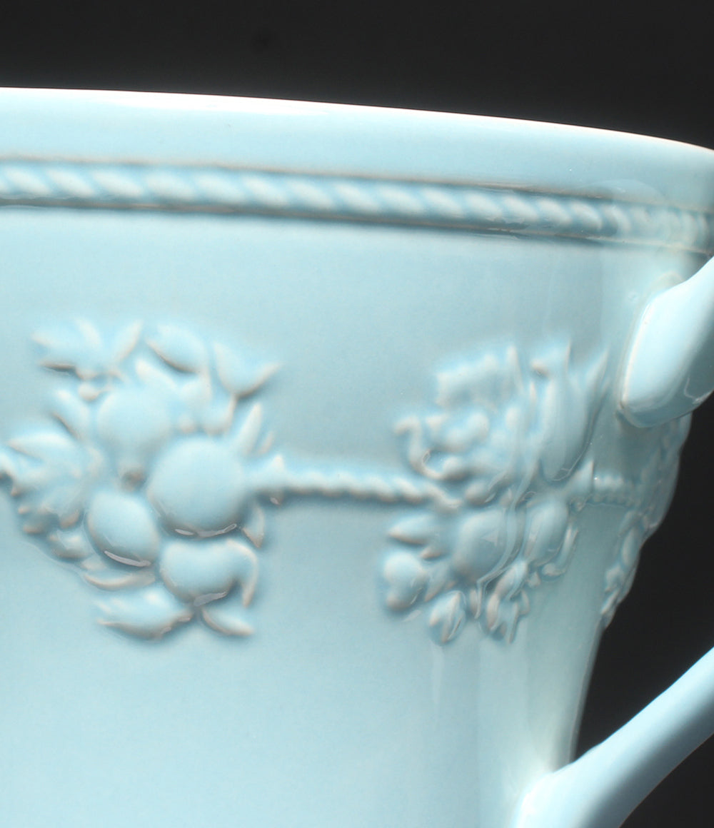 美品 WEDGWOOD マグカップ 2点セット ペア フェスティビティ アイボリー ブルー ウェッジウッド