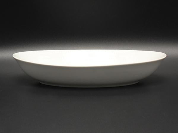 美品 ロイヤルコペンハーゲン オーバルディッシュ 深皿 27cm ホワイトパルメッテ Royal Copenhagen