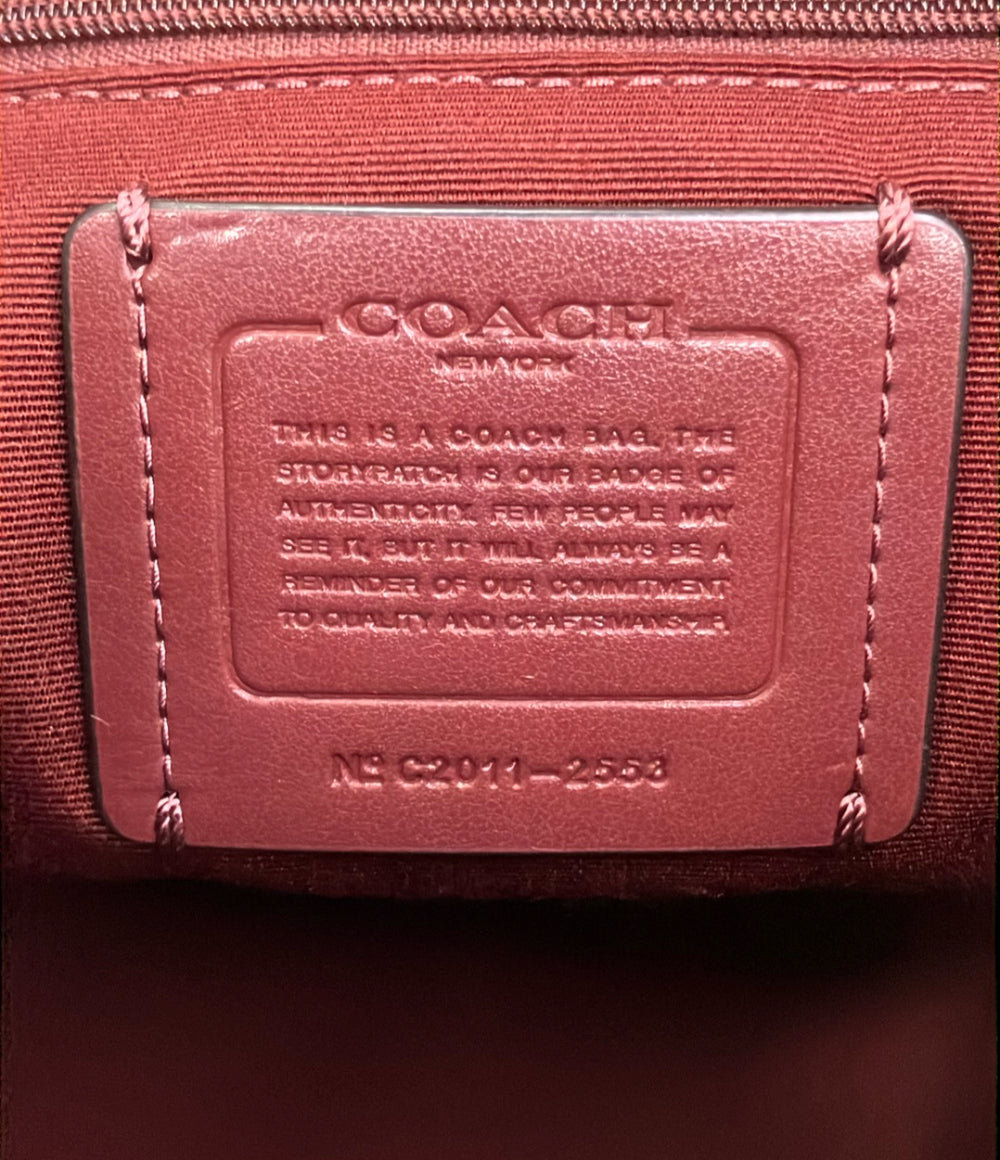 美品 COACH ハンドバッグ ショルダーバッグ 2WAY 斜め掛け レザー 2553 レディース コーチ