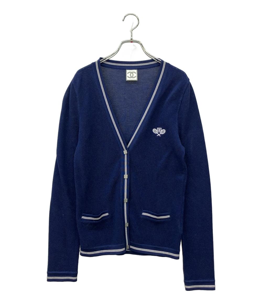 CHANEL 長袖 カーディガン スポーツライン レディース SIZE 34 (XS