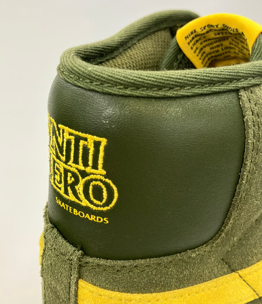 美品 NIKE ミドルカットスニーカー ZOOM BLAZER MID QS HM5838-300 メンズ SIZE 28.0 (XL) ナイキ