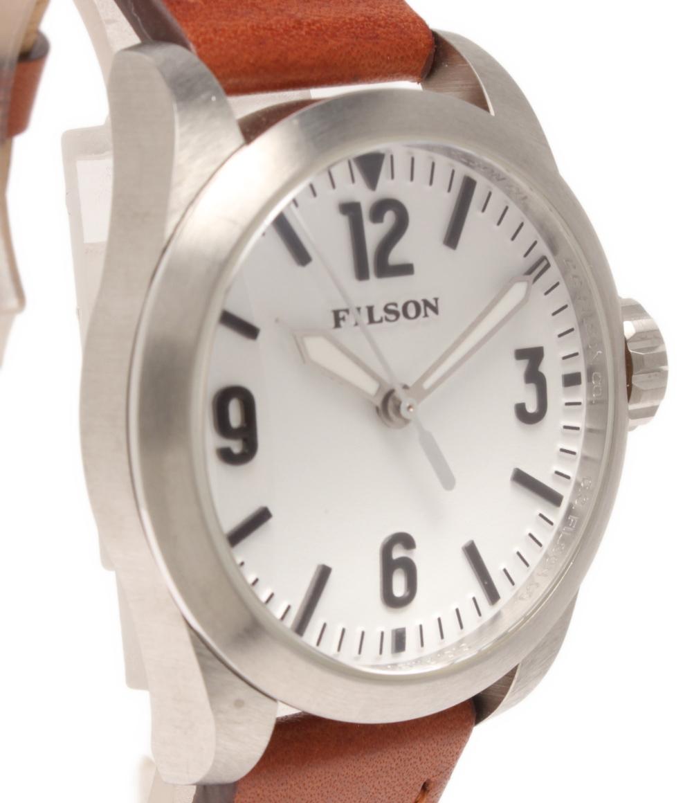 美品 FILSON 腕時計 フィールド クオーツ ホワイト レディース メンズ フィルソン