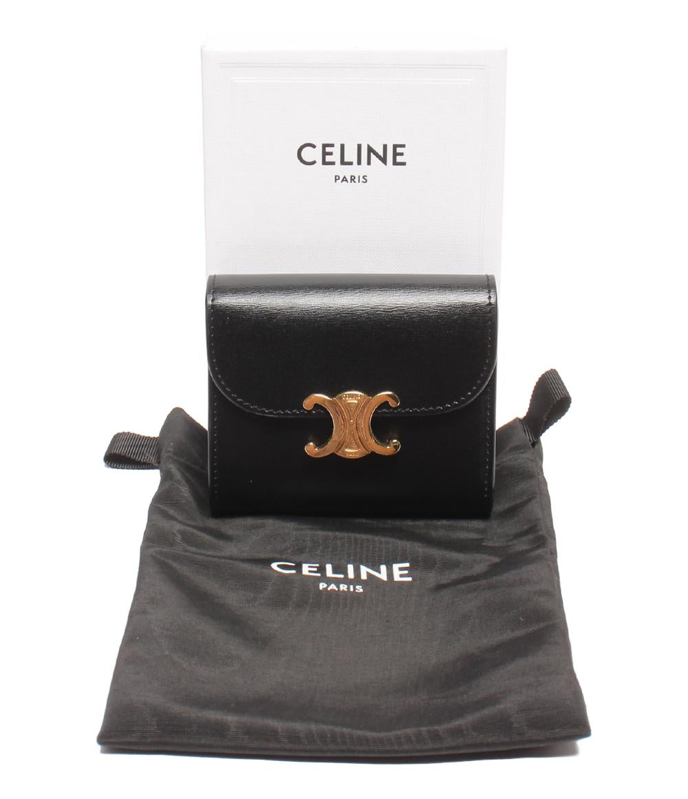 セリーヌ スモールフラップウォレット 三つ折り財布 トリンオフ レディース CELINE