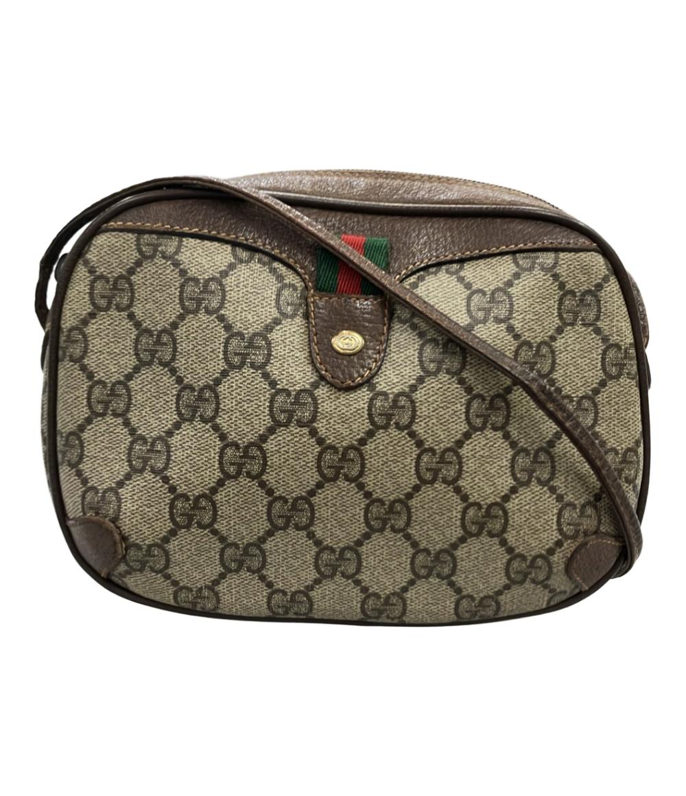 新品同様!!　GUCCIスプリームショルダーバッグ オフィディア〕スモール ショルダーバッグ ・ベージュ＆エボニー GG