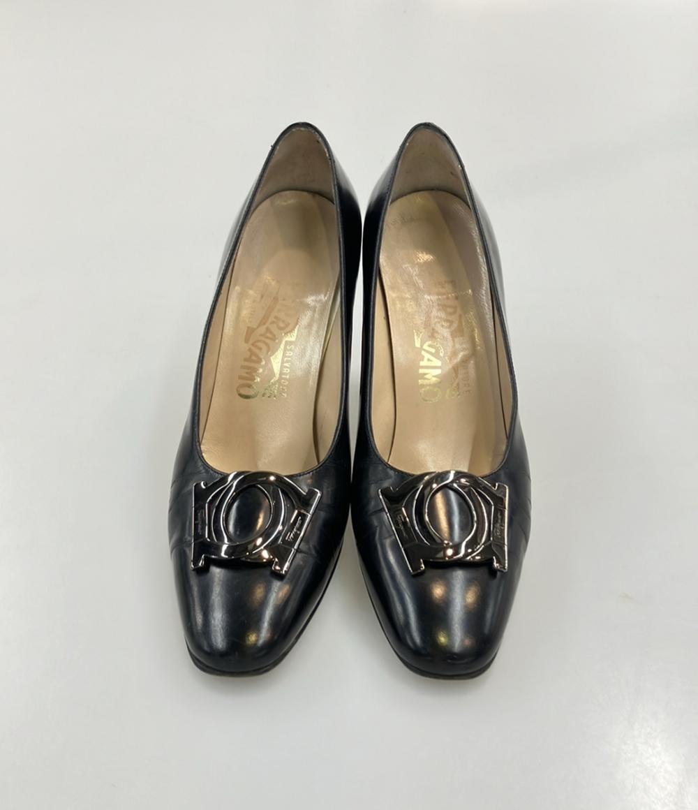 サルヴァトーレフェラガモ パンプス ガンチーニ レディース SIZE 6 1/2 B (L) Salvatore Ferragamo