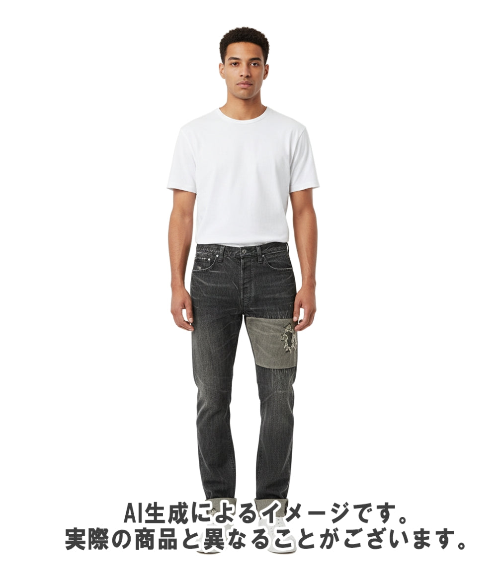 mastermind JAPAN デニムパンツ ダメージ加工 クラッシュ MT-PA01-00-D メンズ SIZE M マスターマインドジャパン