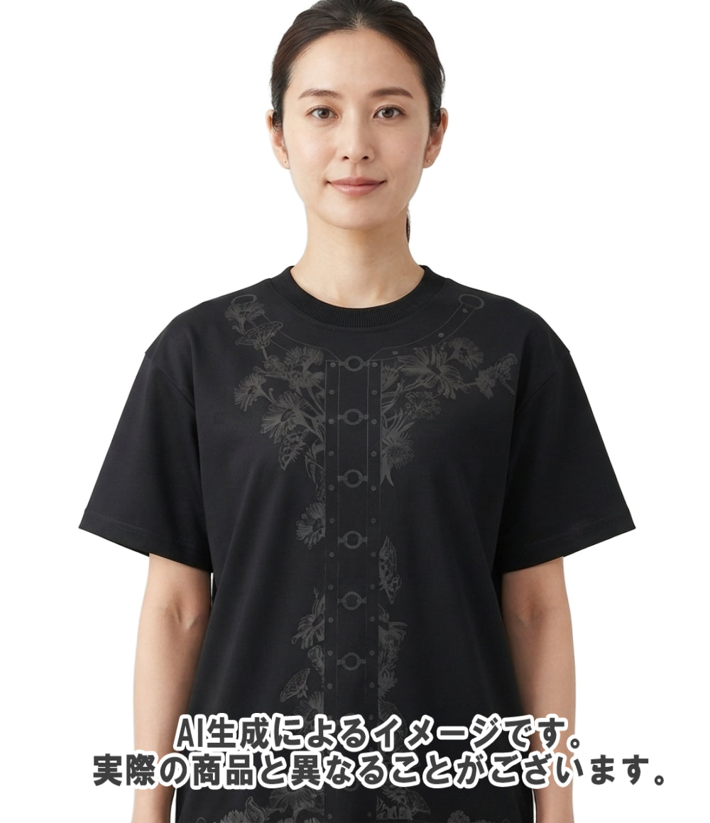HERMES カルトゥッシュ カットソー H6E4620DC レディース SIZE 36 (S) エルメス