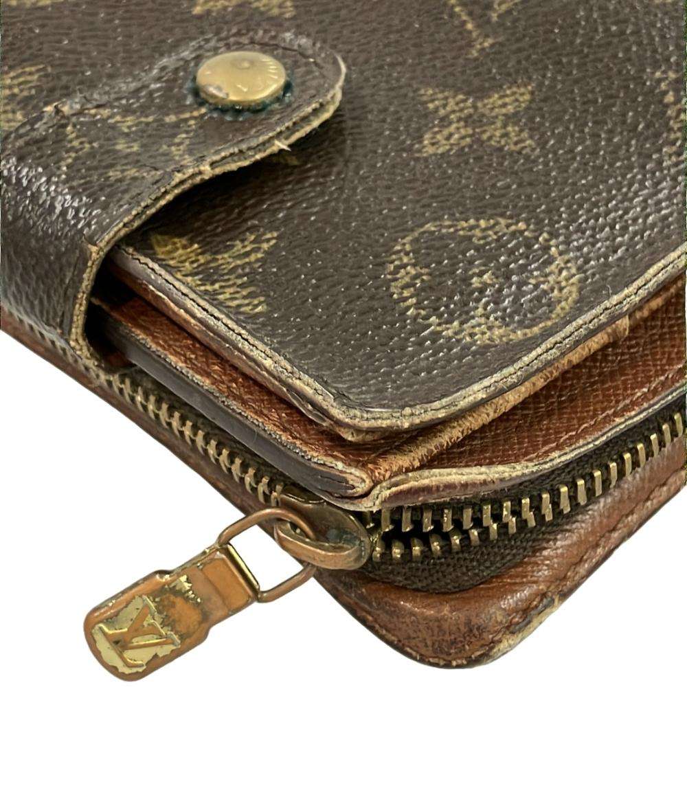 ルイ・ヴィトン 二つ折り財布 コンパクトジップ モノグラム M61667 レディース LOUIS VUITTON