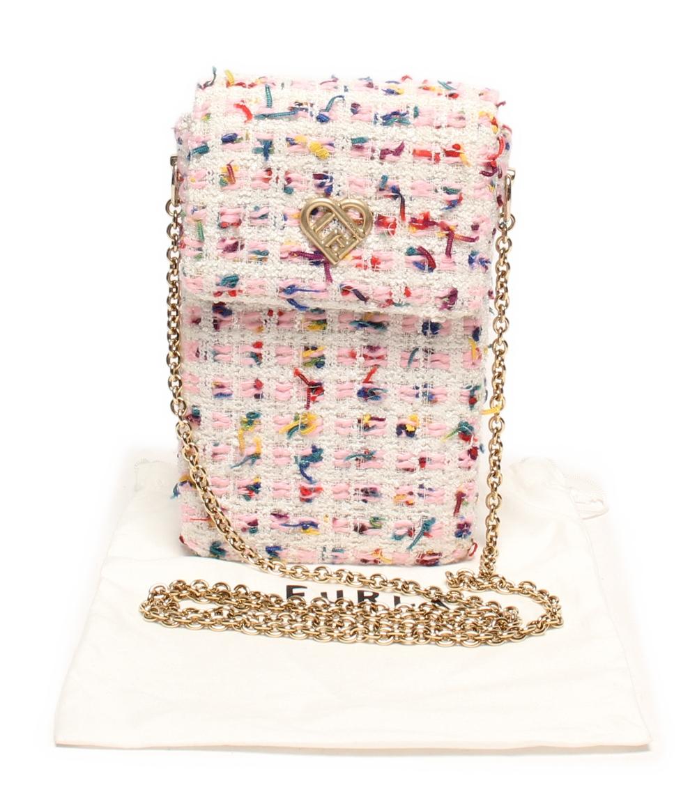 美品 フルラ チェーンショルダーバッグ 斜め掛け レディース Furla