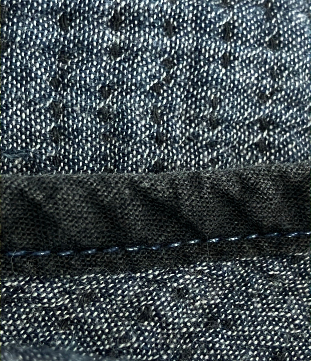 PORTER CLASSIC 長袖 SASHIKO スーパーライト スウェットシャツ メンズ SIZE 1 ポータークラシック