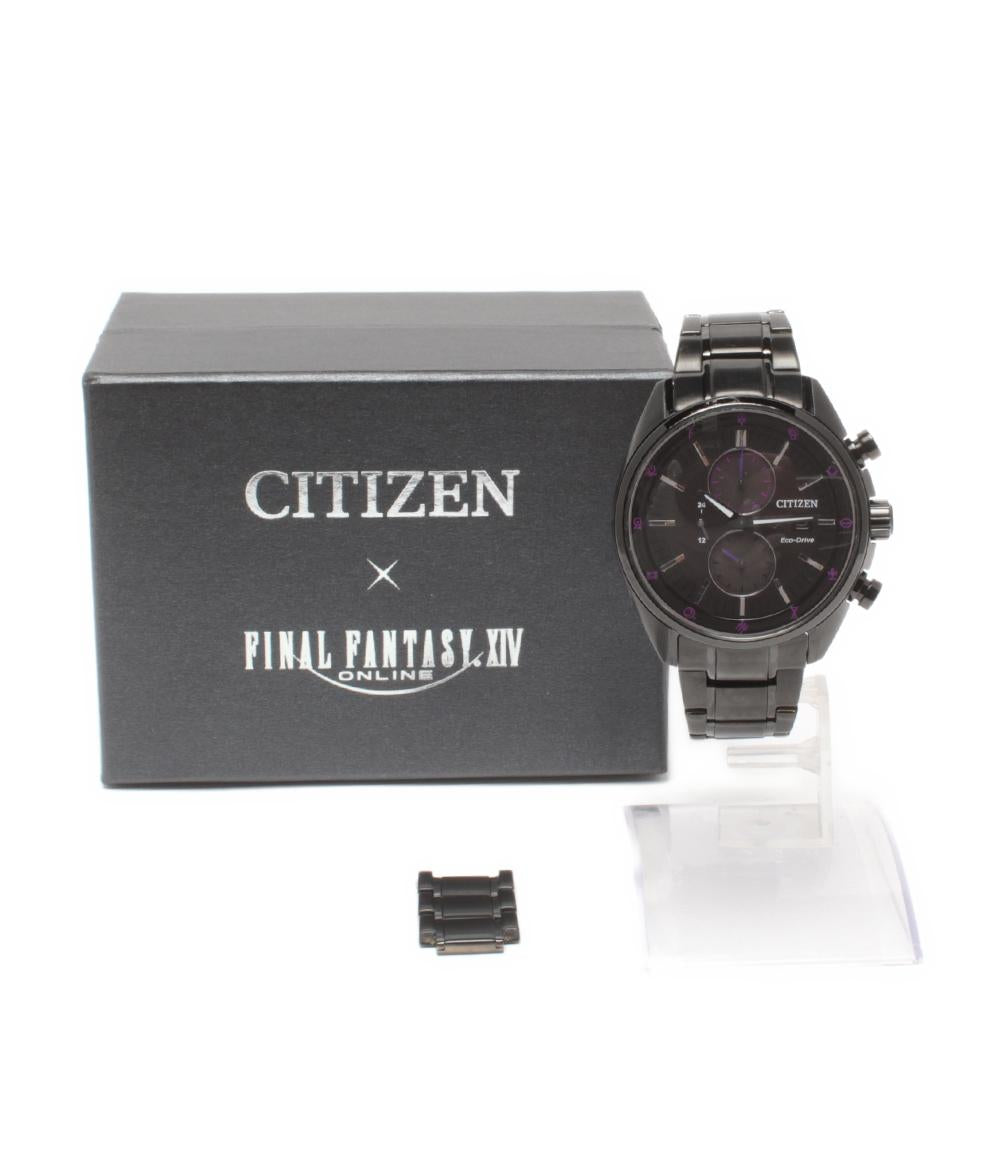 CITIZEN 腕時計 ファイナルファンタジーXIV ソーラー ブラック B612-S128081 メンズ シチズン