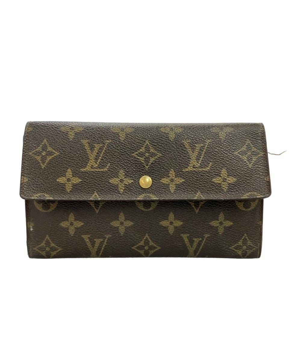 LOUIS VUITTON 二つ折り長財布 モノグラム ポルトフォイユ