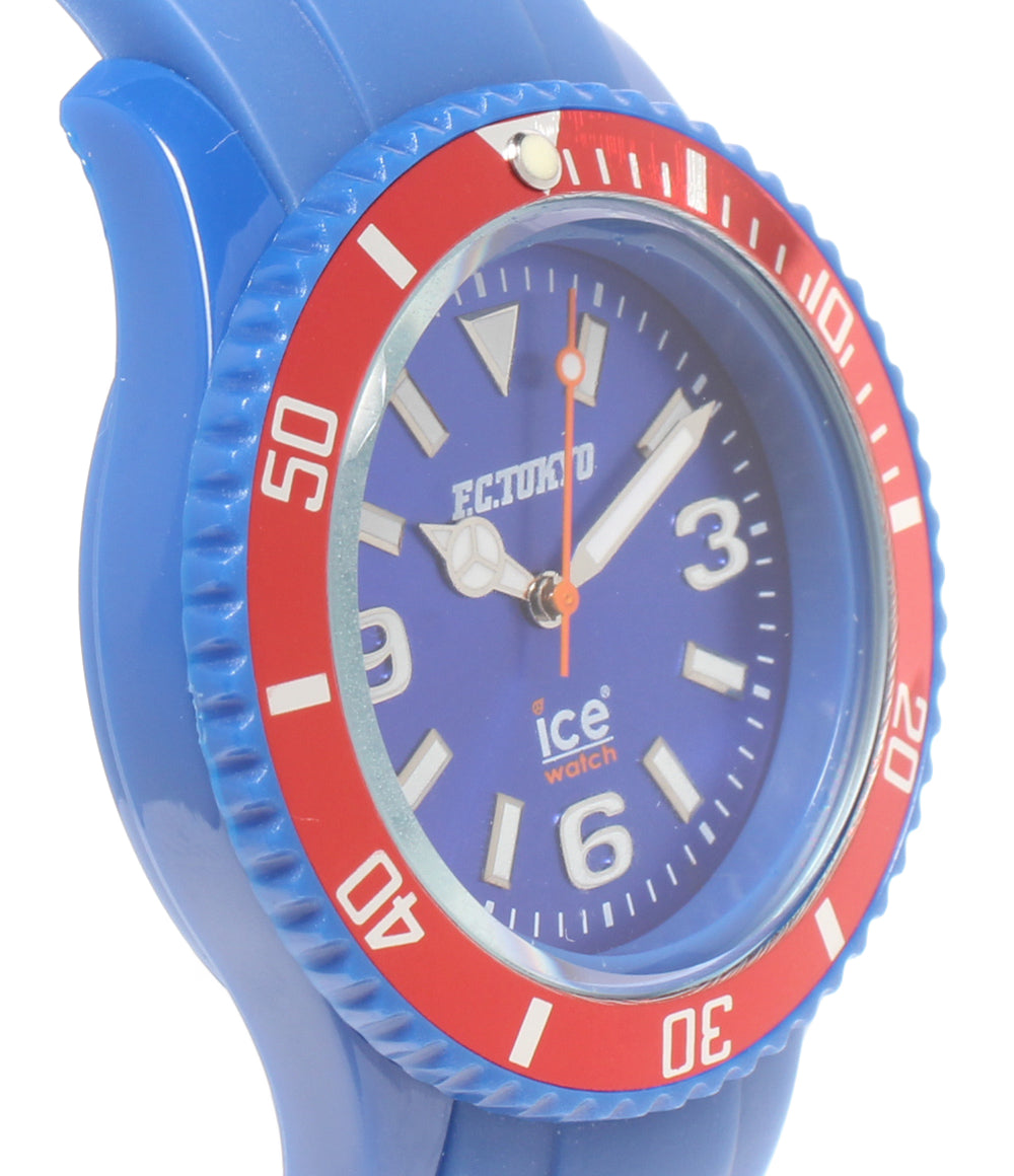 美品 ice watch 腕時計 クオーツ ブルー レディース メンズ アイスウォッチ